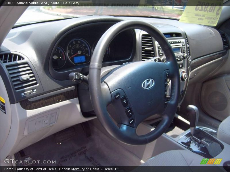 Slate Blue / Gray 2007 Hyundai Santa Fe SE