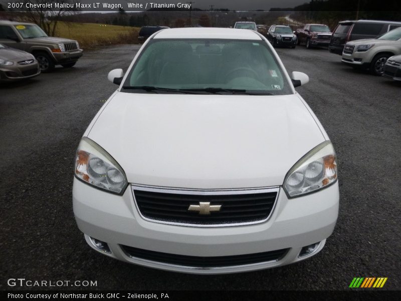 White / Titanium Gray 2007 Chevrolet Malibu Maxx LT Wagon