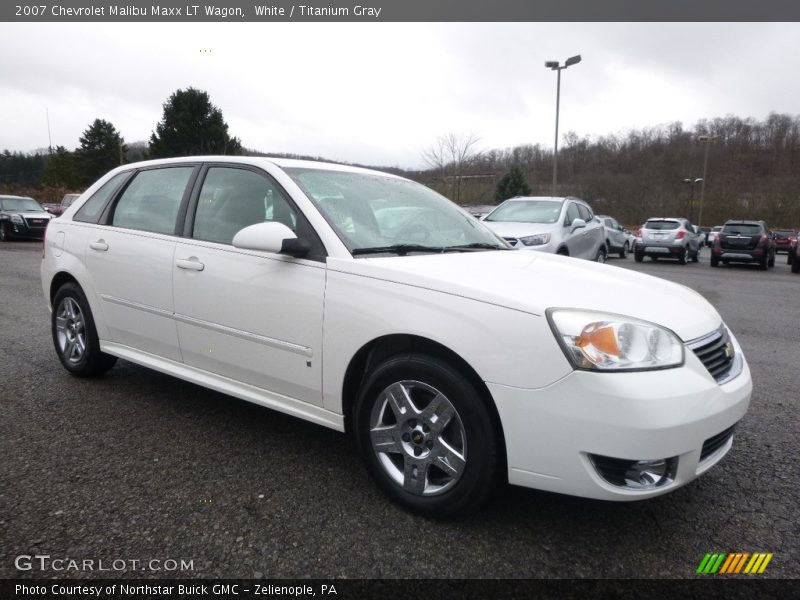 White / Titanium Gray 2007 Chevrolet Malibu Maxx LT Wagon