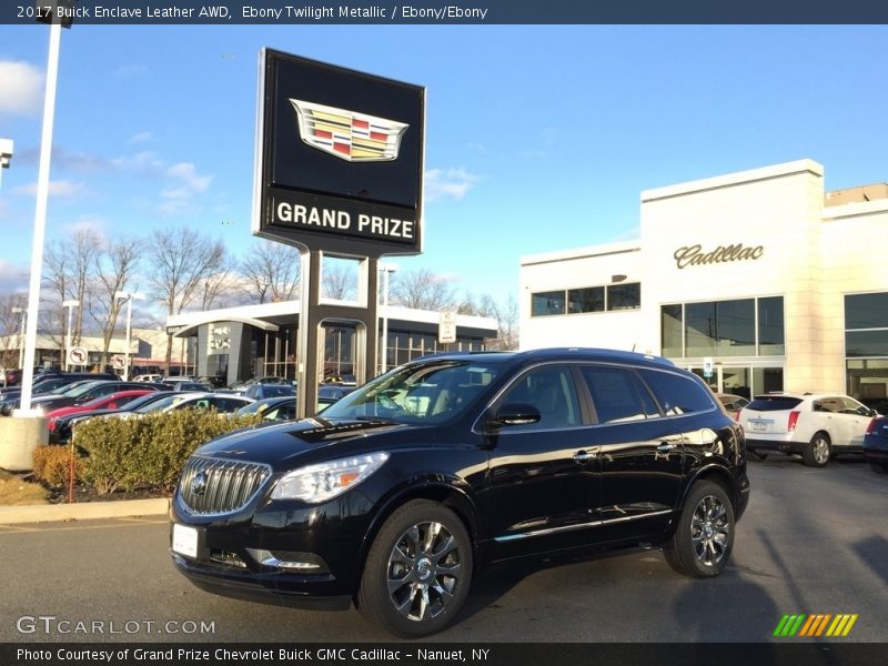 Ebony Twilight Metallic / Ebony/Ebony 2017 Buick Enclave Leather AWD
