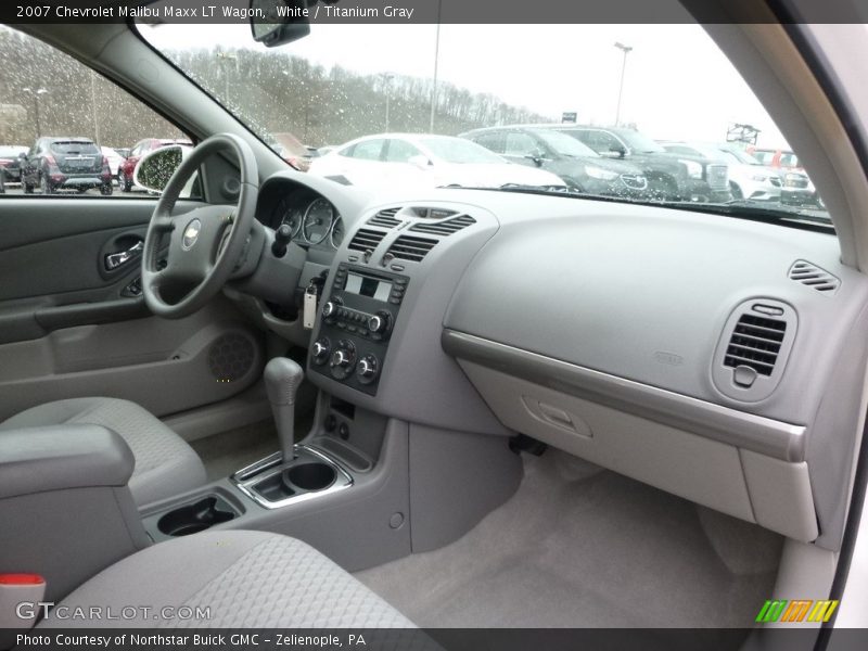 White / Titanium Gray 2007 Chevrolet Malibu Maxx LT Wagon