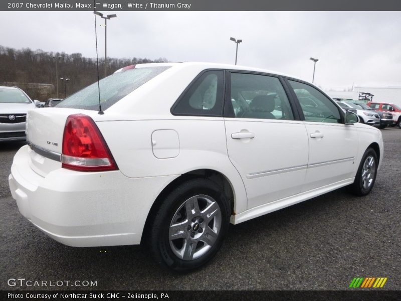 White / Titanium Gray 2007 Chevrolet Malibu Maxx LT Wagon