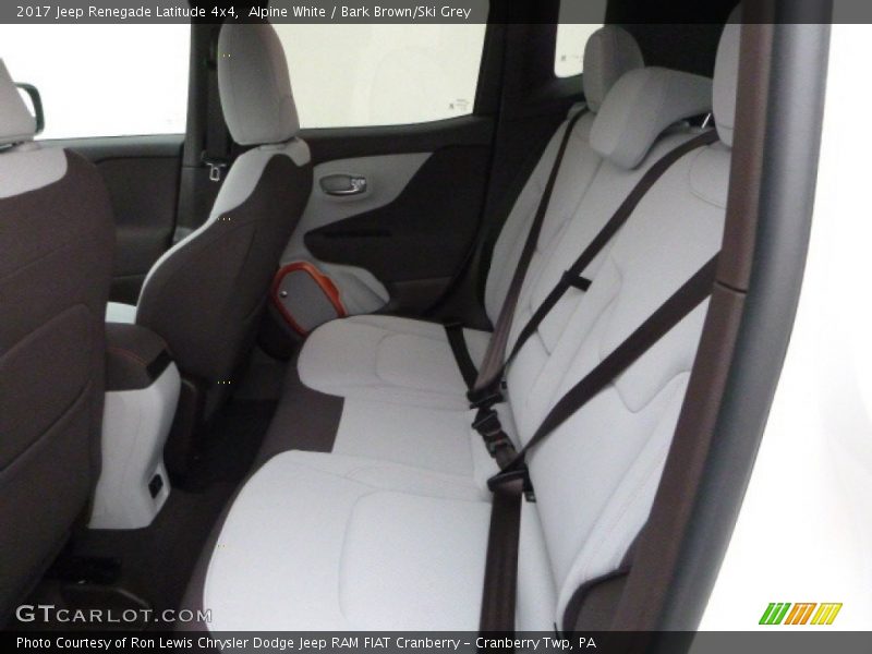 Alpine White / Bark Brown/Ski Grey 2017 Jeep Renegade Latitude 4x4