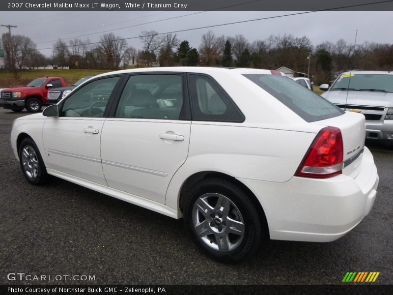 White / Titanium Gray 2007 Chevrolet Malibu Maxx LT Wagon