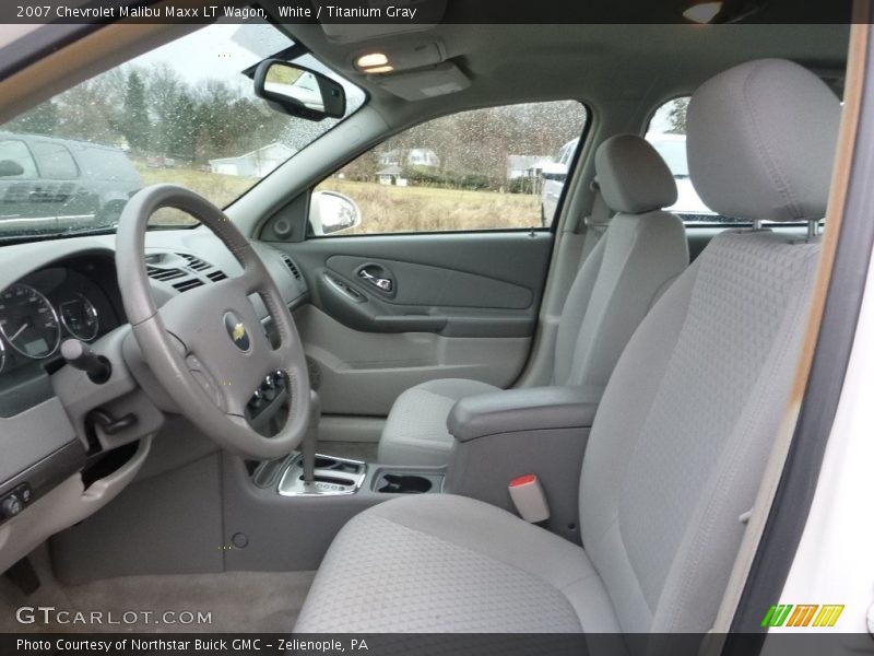 White / Titanium Gray 2007 Chevrolet Malibu Maxx LT Wagon
