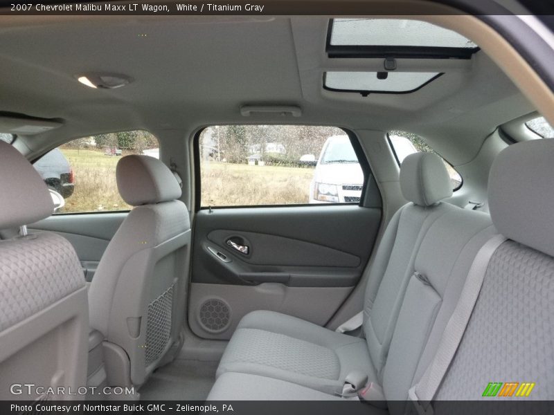 White / Titanium Gray 2007 Chevrolet Malibu Maxx LT Wagon