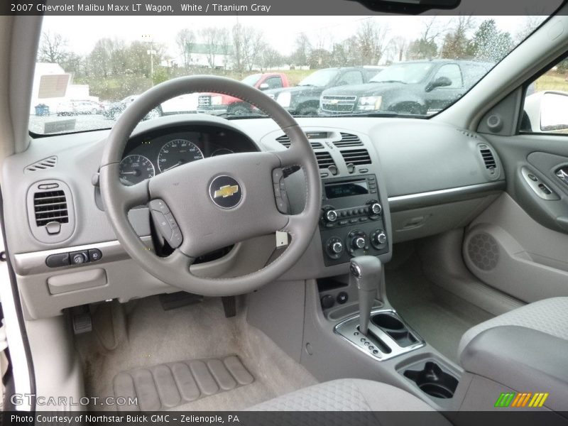 White / Titanium Gray 2007 Chevrolet Malibu Maxx LT Wagon