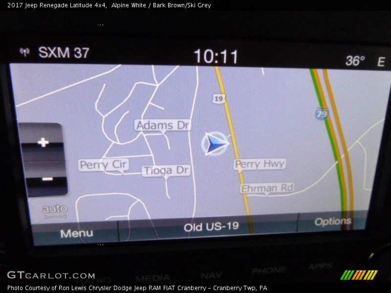 Alpine White / Bark Brown/Ski Grey 2017 Jeep Renegade Latitude 4x4