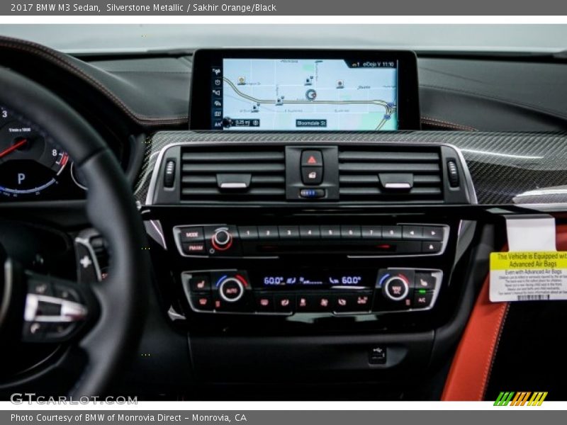 Controls of 2017 M3 Sedan