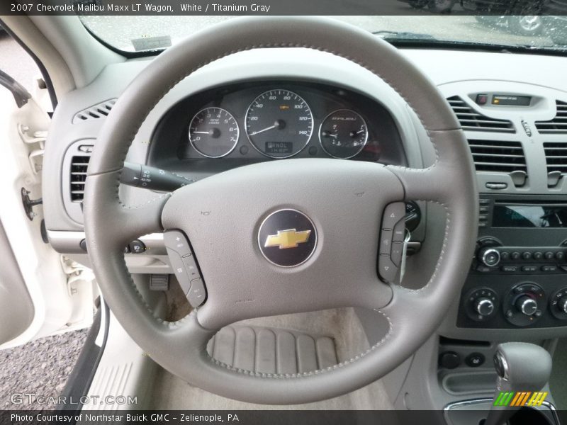 White / Titanium Gray 2007 Chevrolet Malibu Maxx LT Wagon