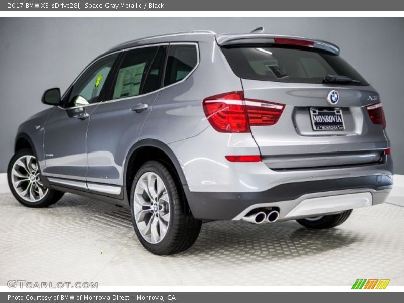 Space Gray Metallic / Black 2017 BMW X3 sDrive28i