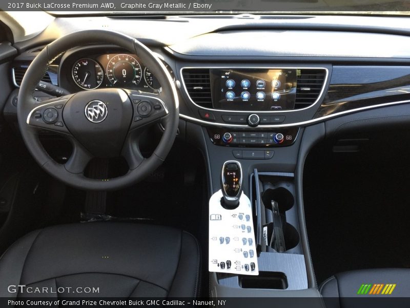 Graphite Gray Metallic / Ebony 2017 Buick LaCrosse Premium AWD