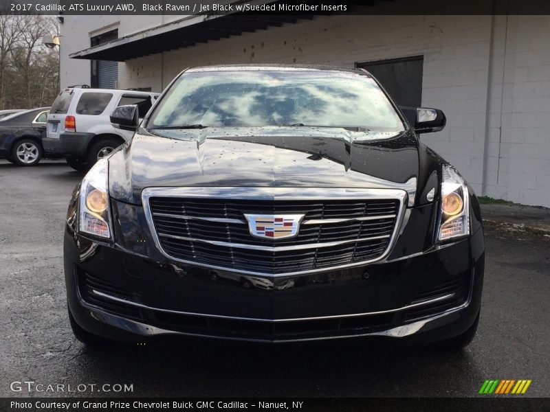 Black Raven / Jet Black w/Sueded Microfiber Inserts 2017 Cadillac ATS Luxury AWD