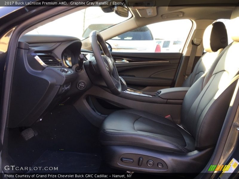 Graphite Gray Metallic / Ebony 2017 Buick LaCrosse Premium AWD