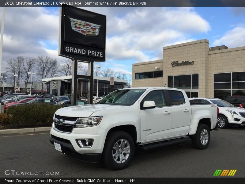 Summit White / Jet Black/Dark Ash 2016 Chevrolet Colorado LT Crew Cab 4x4