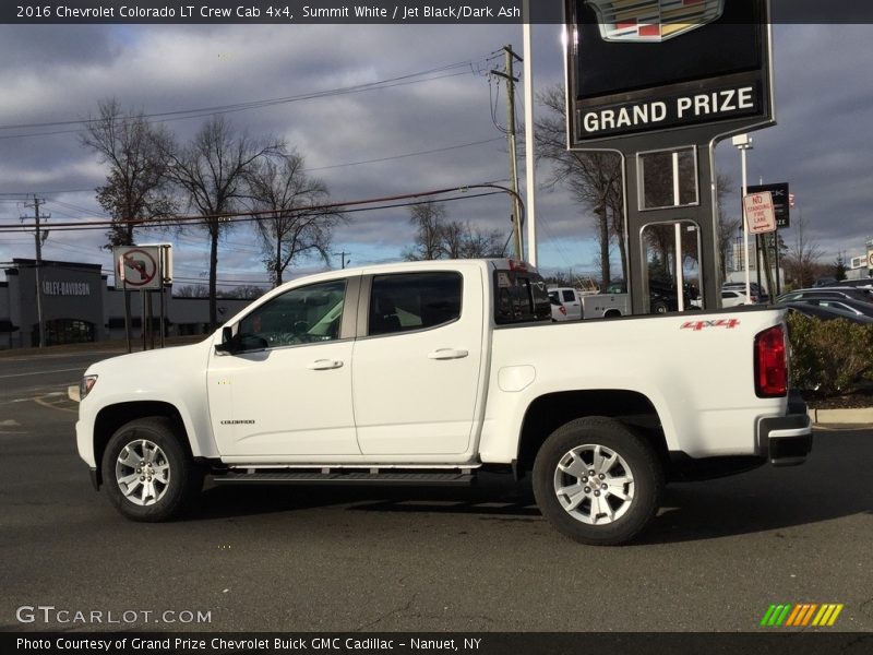 Summit White / Jet Black/Dark Ash 2016 Chevrolet Colorado LT Crew Cab 4x4