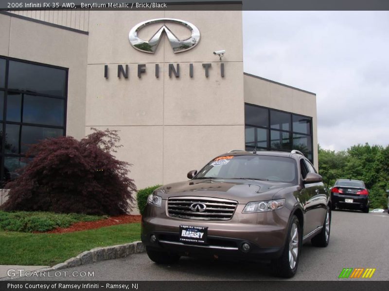 Beryllium Metallic / Brick/Black 2006 Infiniti FX 35 AWD