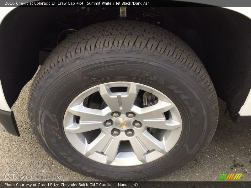 Summit White / Jet Black/Dark Ash 2016 Chevrolet Colorado LT Crew Cab 4x4