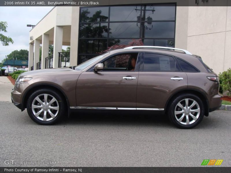 Beryllium Metallic / Brick/Black 2006 Infiniti FX 35 AWD