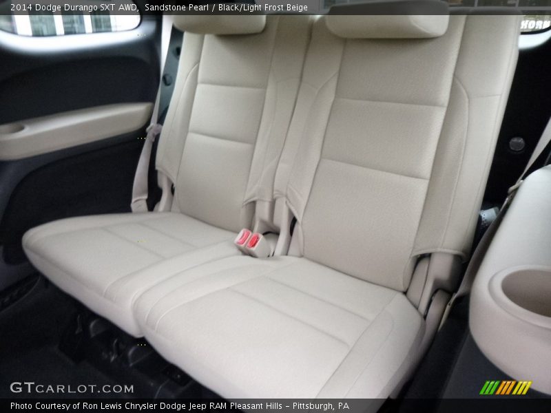 Sandstone Pearl / Black/Light Frost Beige 2014 Dodge Durango SXT AWD