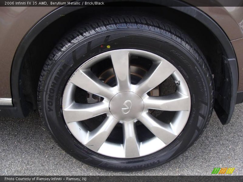 Beryllium Metallic / Brick/Black 2006 Infiniti FX 35 AWD