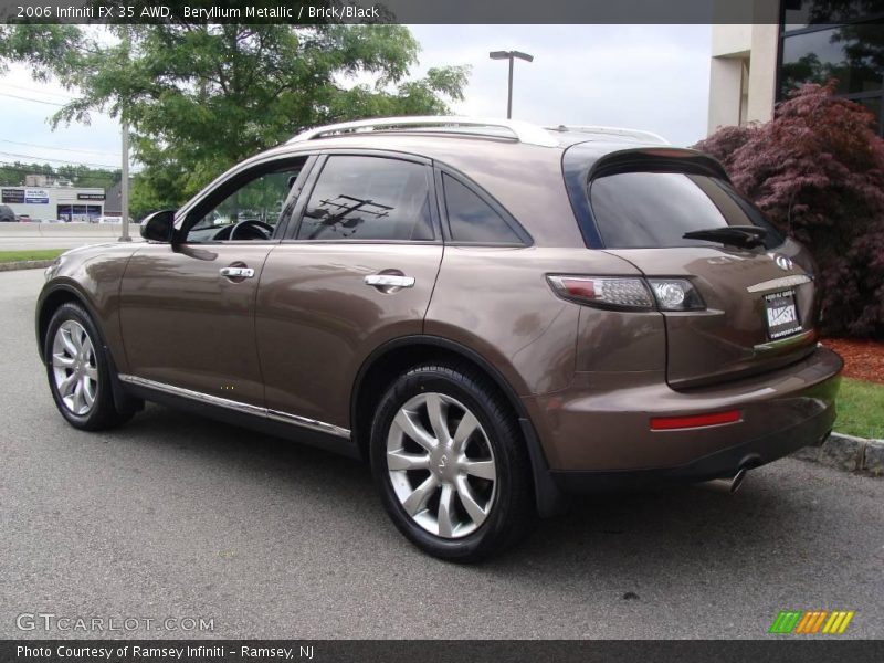Beryllium Metallic / Brick/Black 2006 Infiniti FX 35 AWD