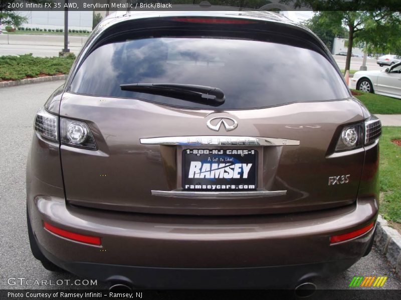 Beryllium Metallic / Brick/Black 2006 Infiniti FX 35 AWD