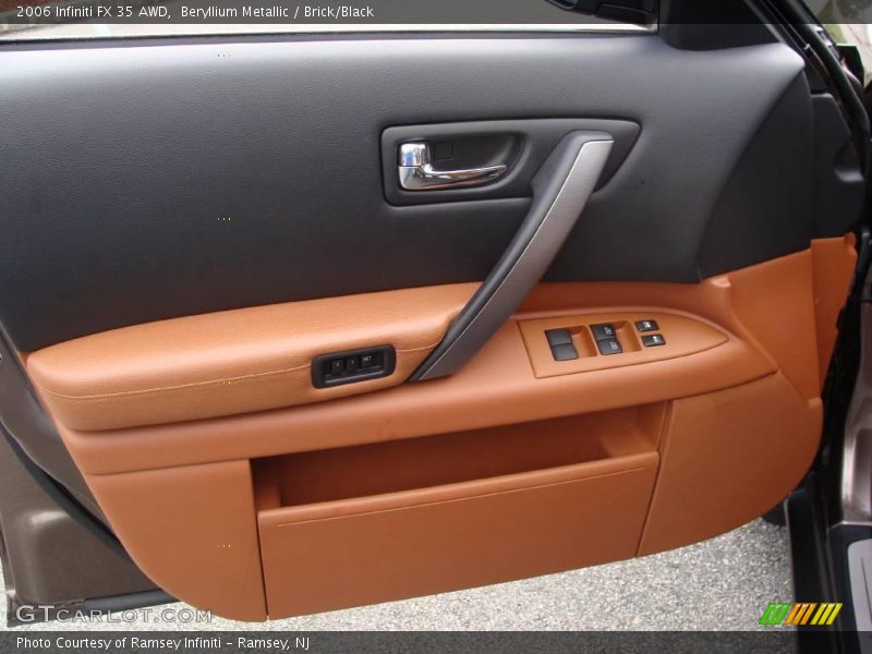 Beryllium Metallic / Brick/Black 2006 Infiniti FX 35 AWD