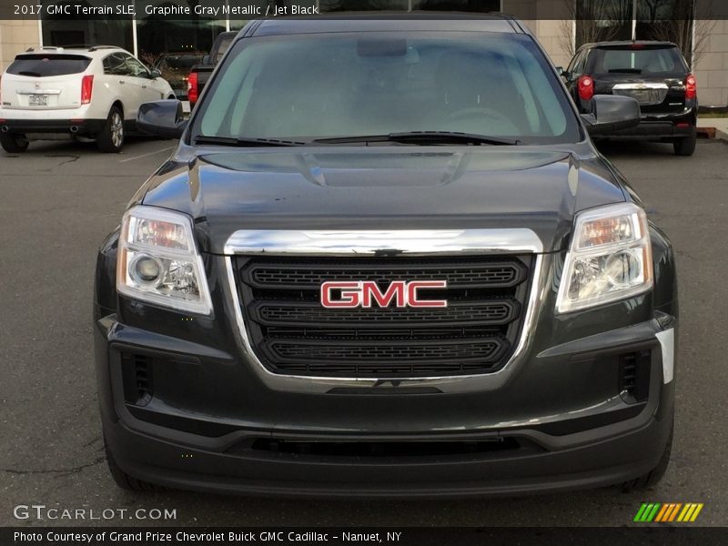 Graphite Gray Metallic / Jet Black 2017 GMC Terrain SLE
