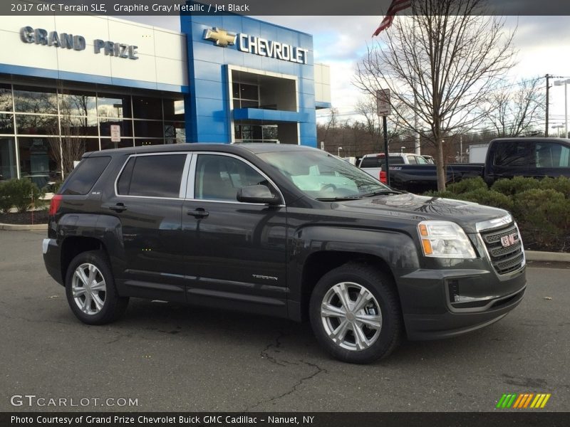 Graphite Gray Metallic / Jet Black 2017 GMC Terrain SLE