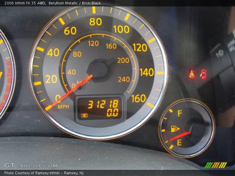 Beryllium Metallic / Brick/Black 2006 Infiniti FX 35 AWD