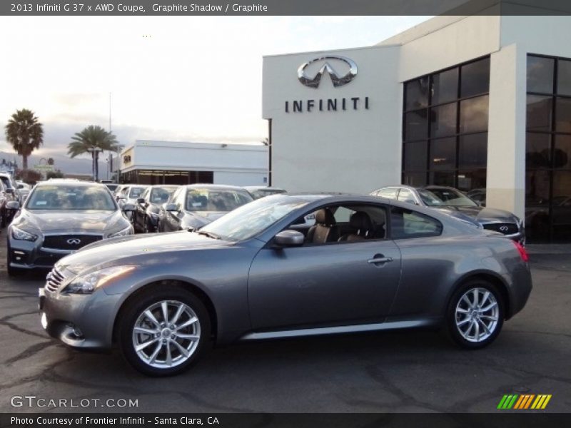 Graphite Shadow / Graphite 2013 Infiniti G 37 x AWD Coupe