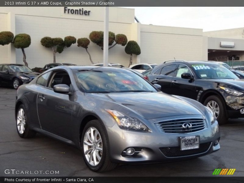 Graphite Shadow / Graphite 2013 Infiniti G 37 x AWD Coupe