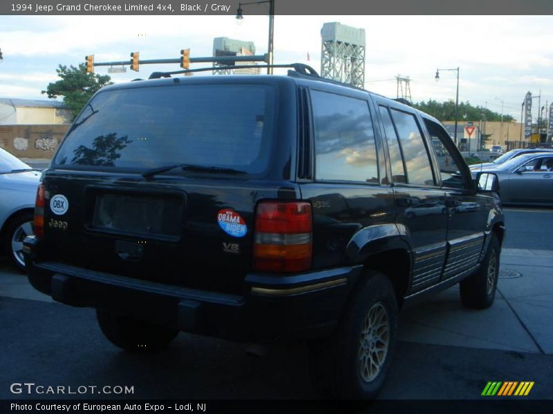 Black / Gray 1994 Jeep Grand Cherokee Limited 4x4
