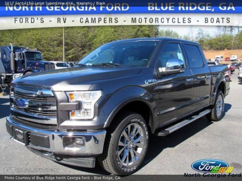 Magnetic / Black 2017 Ford F150 Lariat SuperCrew 4X4