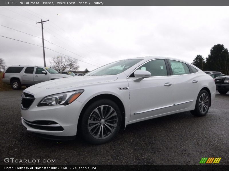 White Frost Tricoat / Brandy 2017 Buick LaCrosse Essence