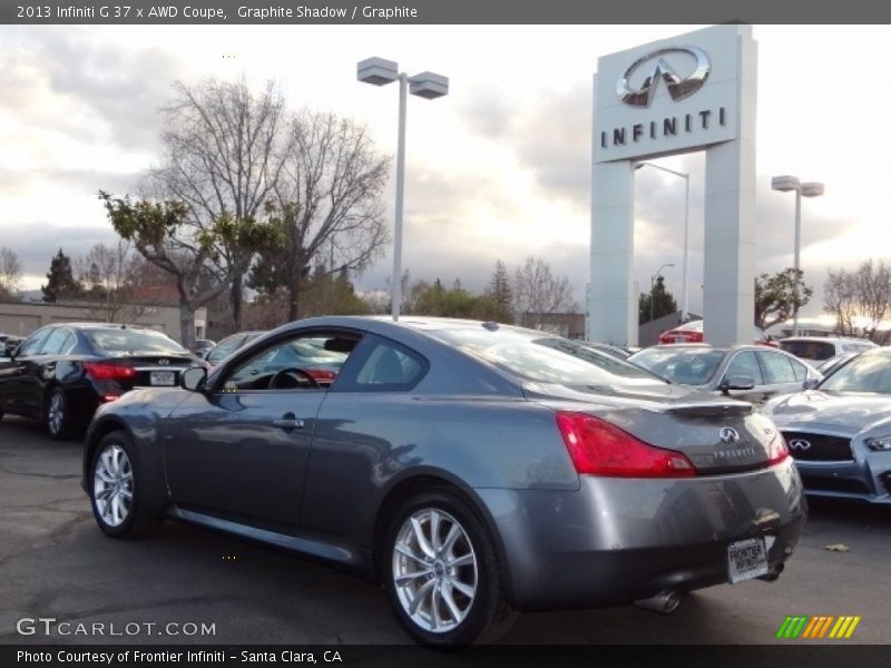 Graphite Shadow / Graphite 2013 Infiniti G 37 x AWD Coupe