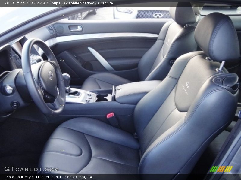Graphite Shadow / Graphite 2013 Infiniti G 37 x AWD Coupe