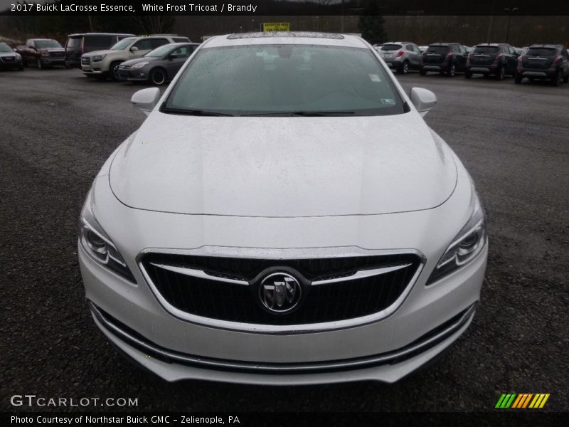 White Frost Tricoat / Brandy 2017 Buick LaCrosse Essence