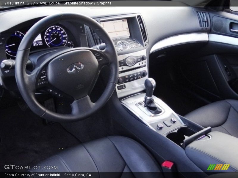 Graphite Shadow / Graphite 2013 Infiniti G 37 x AWD Coupe