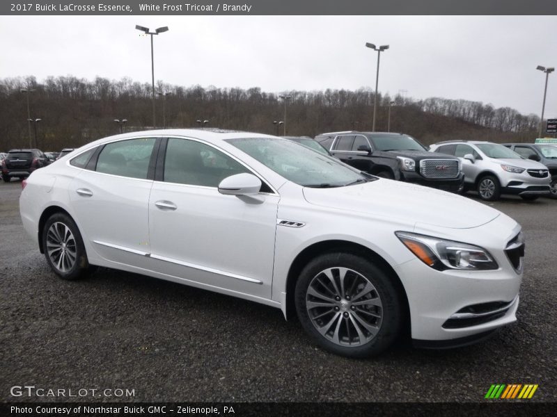 White Frost Tricoat / Brandy 2017 Buick LaCrosse Essence