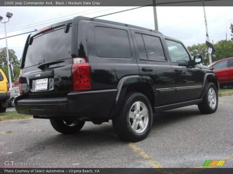 Black / Medium Slate Gray 2006 Jeep Commander 4x4