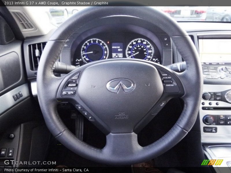 Graphite Shadow / Graphite 2013 Infiniti G 37 x AWD Coupe