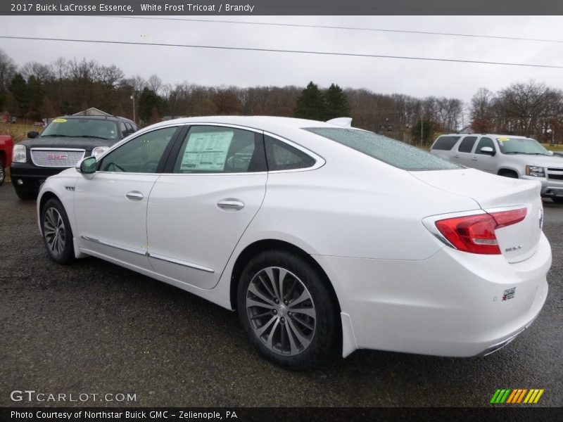 White Frost Tricoat / Brandy 2017 Buick LaCrosse Essence