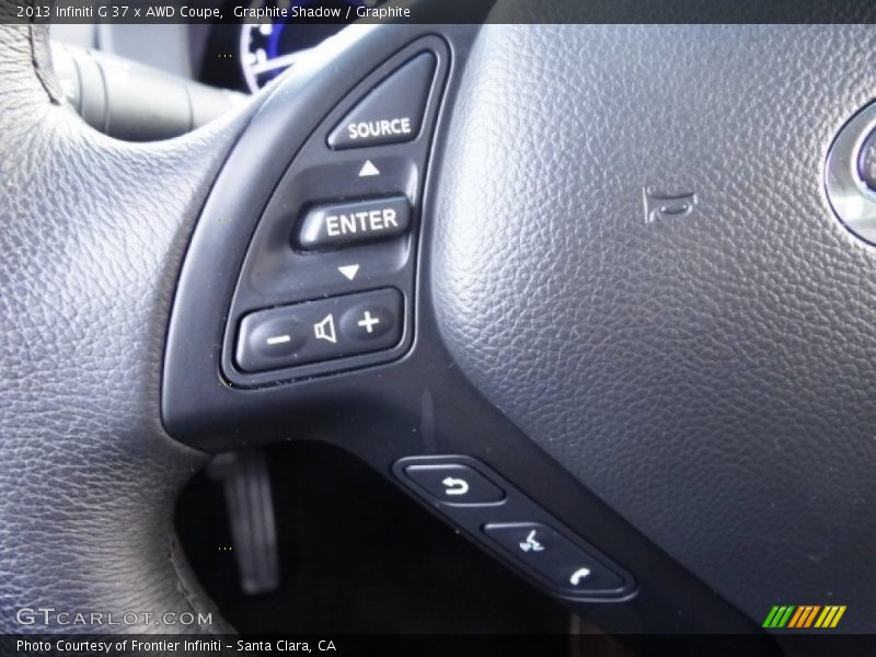Graphite Shadow / Graphite 2013 Infiniti G 37 x AWD Coupe