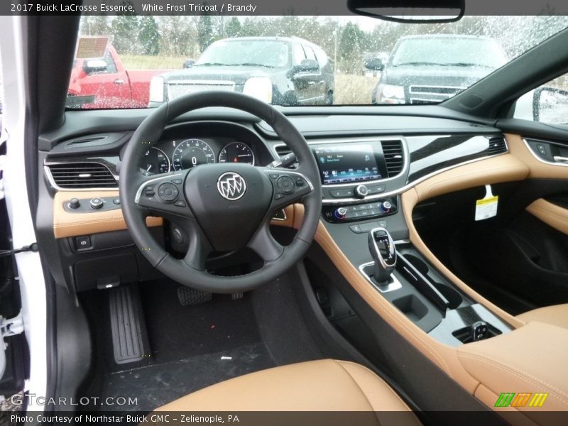 White Frost Tricoat / Brandy 2017 Buick LaCrosse Essence