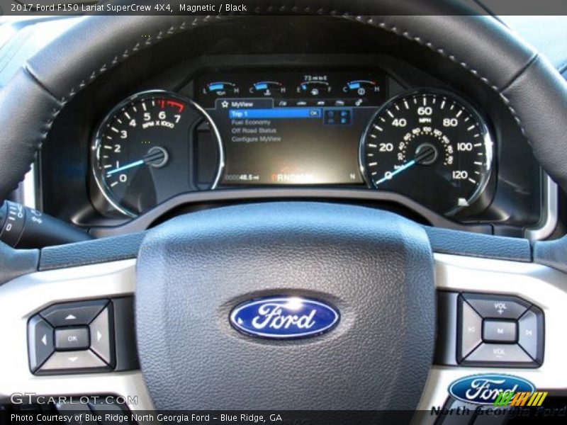 Magnetic / Black 2017 Ford F150 Lariat SuperCrew 4X4