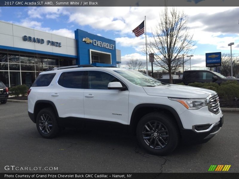 Summit White / Jet Black 2017 GMC Acadia SLT AWD