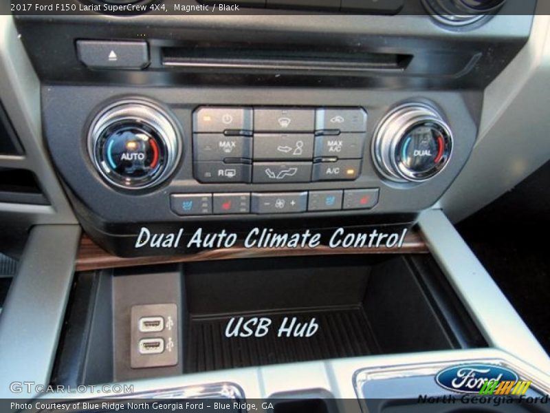 Magnetic / Black 2017 Ford F150 Lariat SuperCrew 4X4