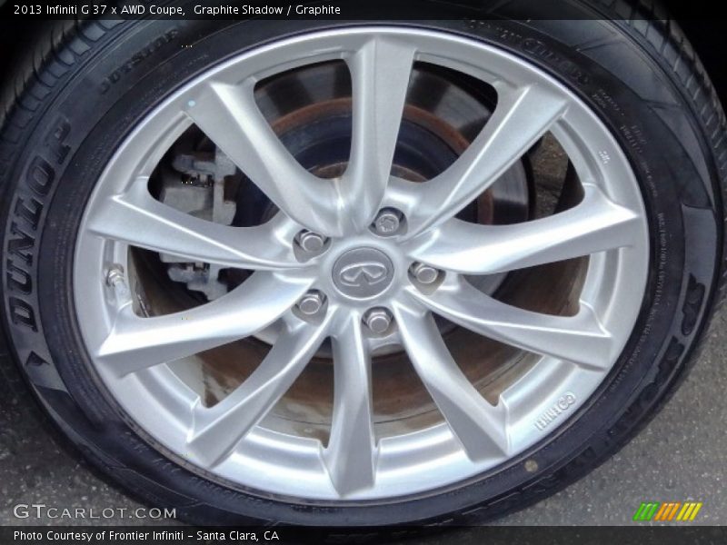 Graphite Shadow / Graphite 2013 Infiniti G 37 x AWD Coupe